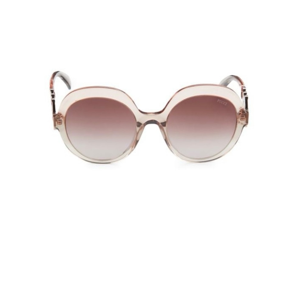 Pucci Emilio Pucci 55 mm Women’s Round Orange Sunglasses NWT